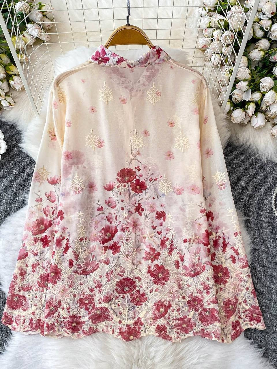 Autumn Full Sleeve Turn-Down Collar Casual Shirt