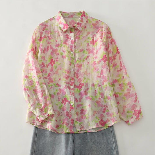 Pure Cotton Printed Full Sleeve Casual Shirt