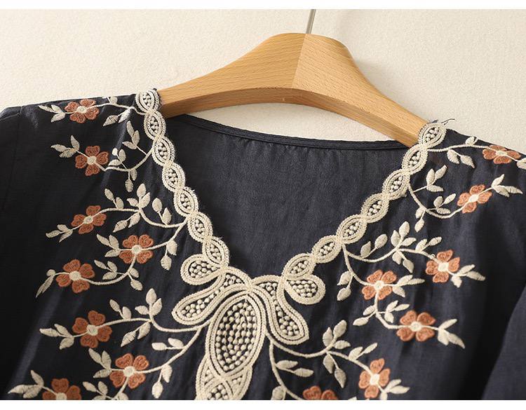 Stylist Pure Cotton Elegant Embrodery Top
