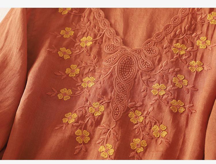 Stylist Pure Cotton Elegant Embrodery Top