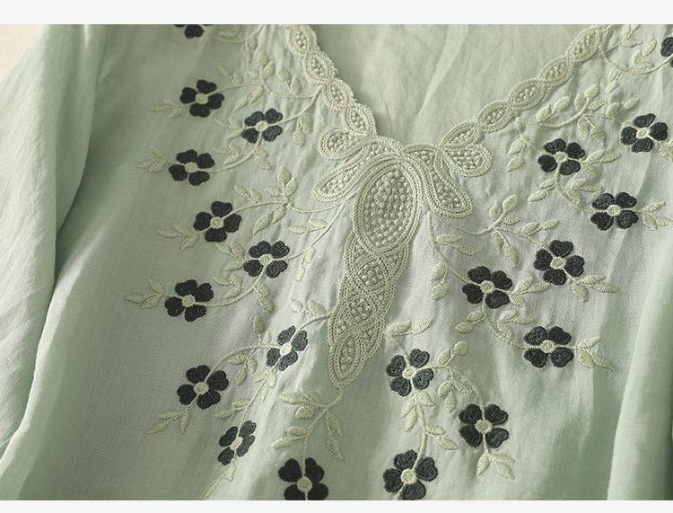 Stylist Pure Cotton Elegant Embrodery Top