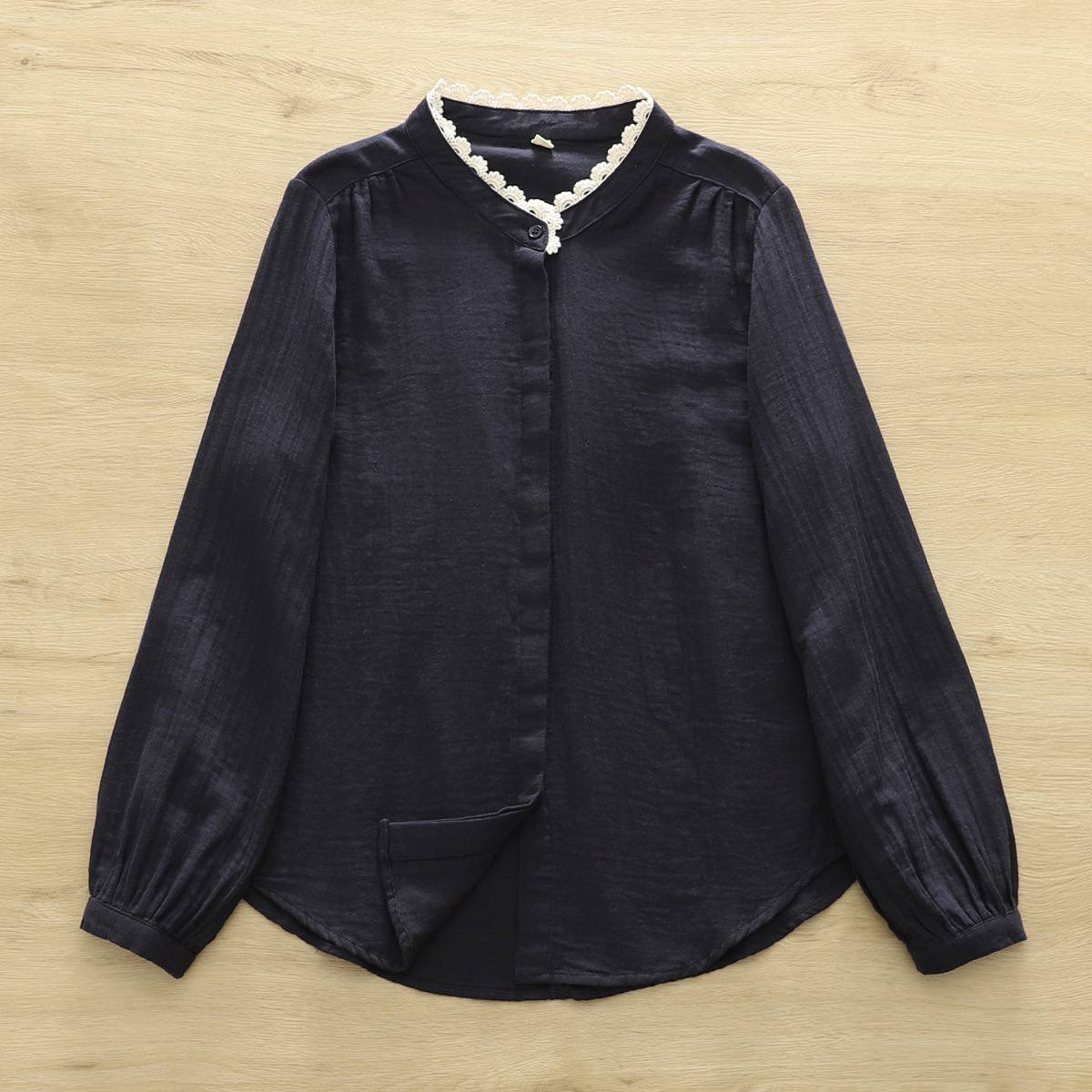 Pure Cotton Shirt With Beautiful Lace Work