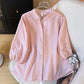 Pure Cotton Schiffly Embroidered Button Down Shirt