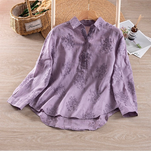 Embroidered Pure Cotton Comfortable Top