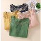 Pure Cotton Neck Embroidered Top