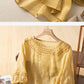 Pure Cotton Neck Embroidered Top