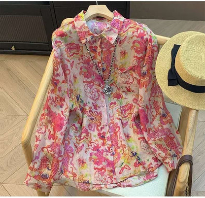 Floral Reverie Cotton Shirt