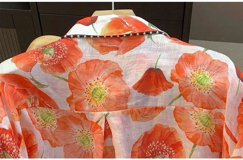 Floral Reverie Cotton Shirt