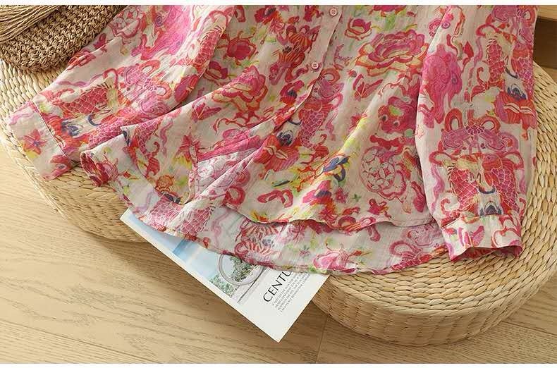 Floral Reverie Cotton Shirt