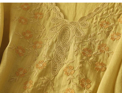 Stylist Pure Cotton Elegant Embrodery Top