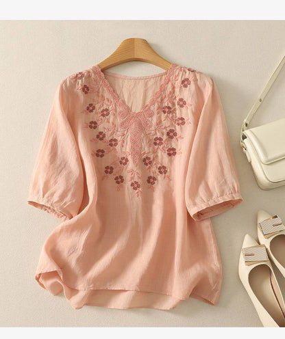 Stylist Pure Cotton Elegant Embrodery Top