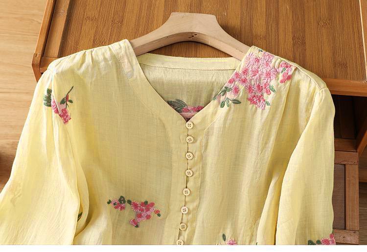 Pure Cotton Top With  Elegance Embroidered Top