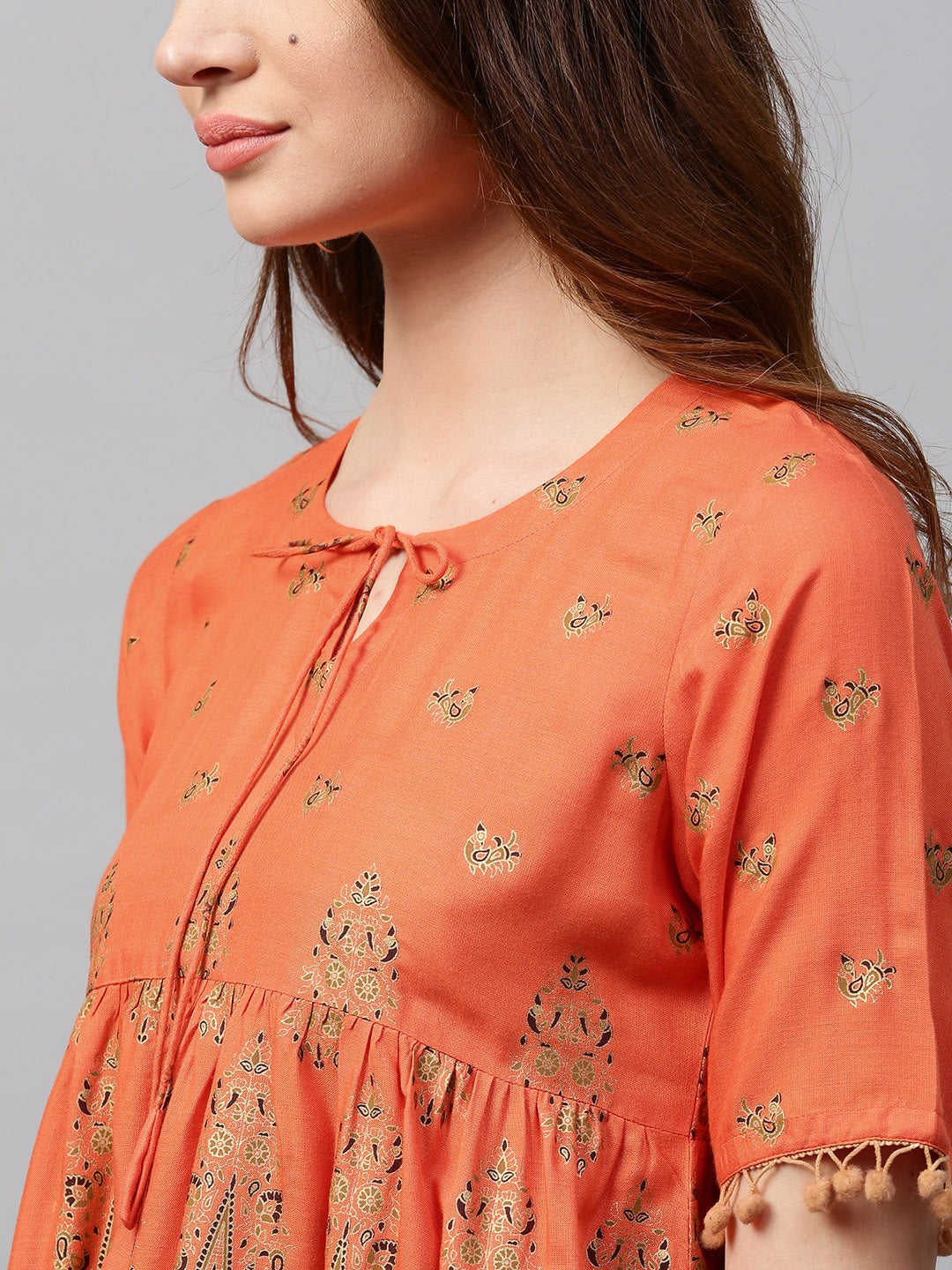 Elegent Designer Floral Printed Top