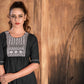 White Embroidered Soft Women's Western Top