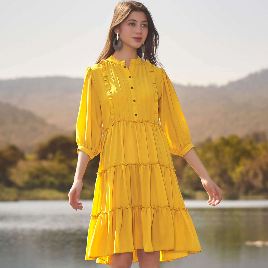 ROPER Western Dress Womens Sleeveless XS Yellow 03-057-0592-0460 YE at  Amazon Women's Clothing store
