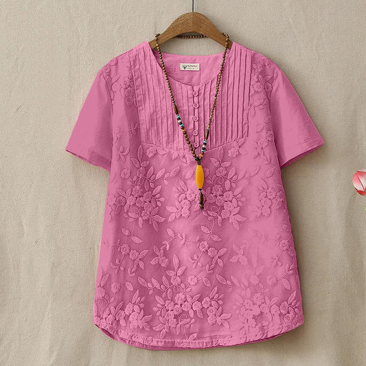 Embroidery Casual Wear Stylish Top