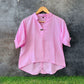 Summer Back Button Handloom Georgette Top