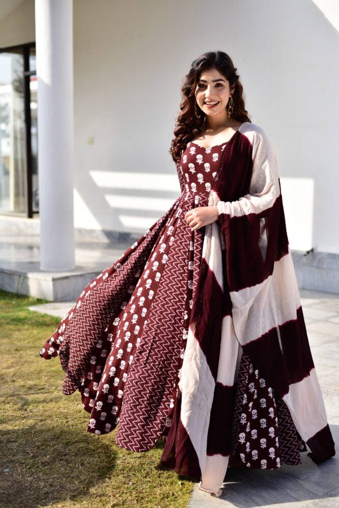 Long anarkali sales